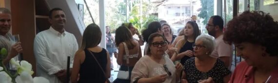 Vernissage de Fernanda Guedes realizada em 29/10/22