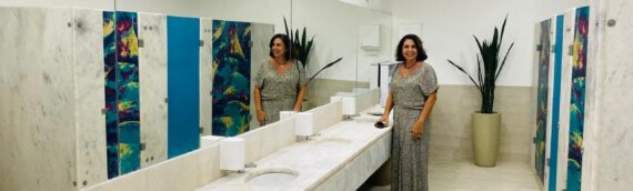 Reserva Cultural com minhas obras abstratas